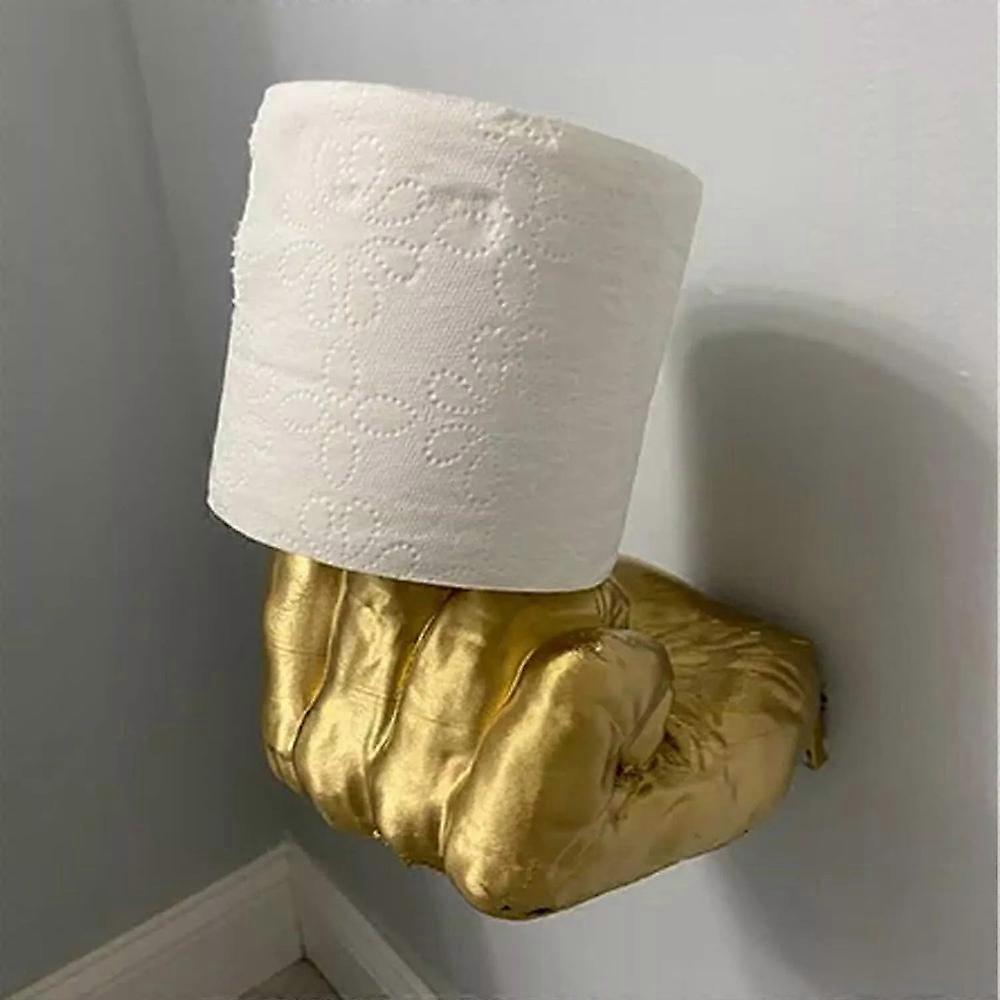 Porte-papier toilette Doigt d'honneur, Symbole d'insoumission Amusant Impression 3D Fixation murale