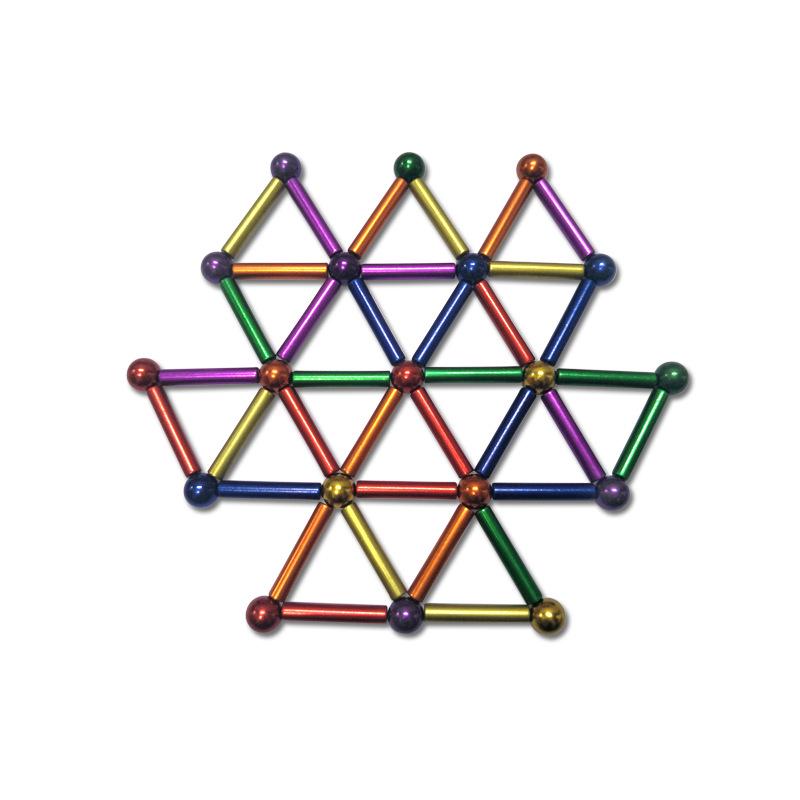 Neodym-Eisen-Bor-Magnetstab und Kugel Spielzeugset