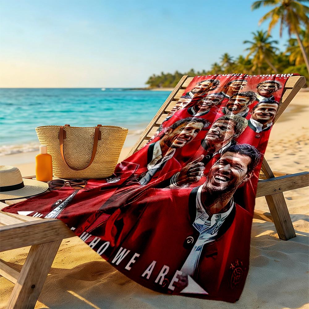 Bayern Munich Beach Towel Quick-Dry Soft Microfiber Comfortable Lightweight Portable for Swimming,Beach,Camping, Travel, Beach Accessories,Gym