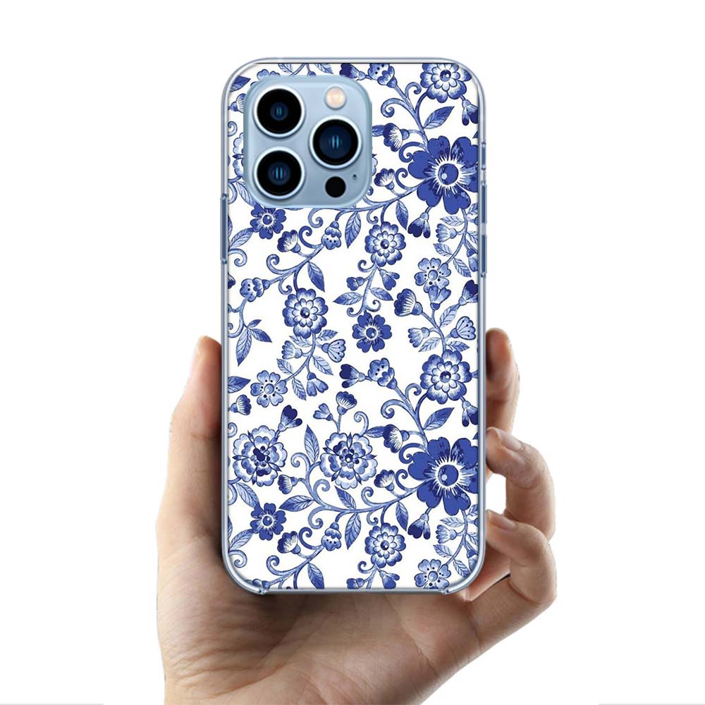 Blue white Porcelain Pattern Cases Phone Case For Iphone 17E 16E 17 Air 16 Pro Max 15 Pro 14 Plus 11 13 12 Mini Cover Cases Comp