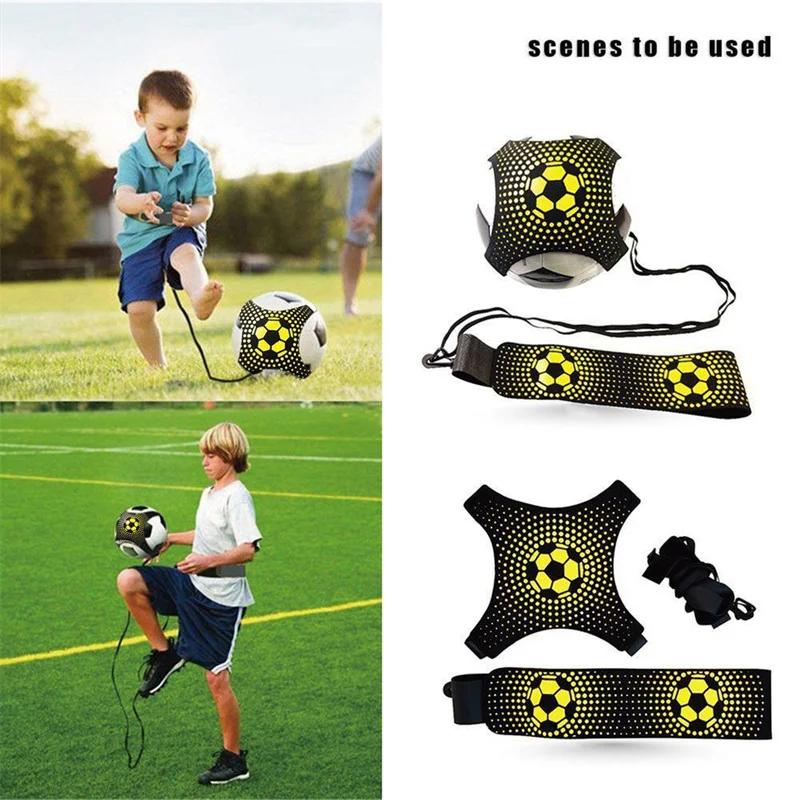 Swing Elastic Football Training Ball Outdoor Sports Toy Physical Exercise Straps Personal Skills Practice Auxiliary Package For