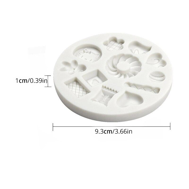 1PC Ciambelle Pan di Zenzero Caramelle Stampi in Silicone Decorazione per Torte Zucchero Arte Cioccolato Attrezzi per Cottura Forniture da Cucina