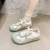 Candy Color Flat Bottom Round Head Sports Shoes Autumn New Fashion Versatile Casual Women's Shoes