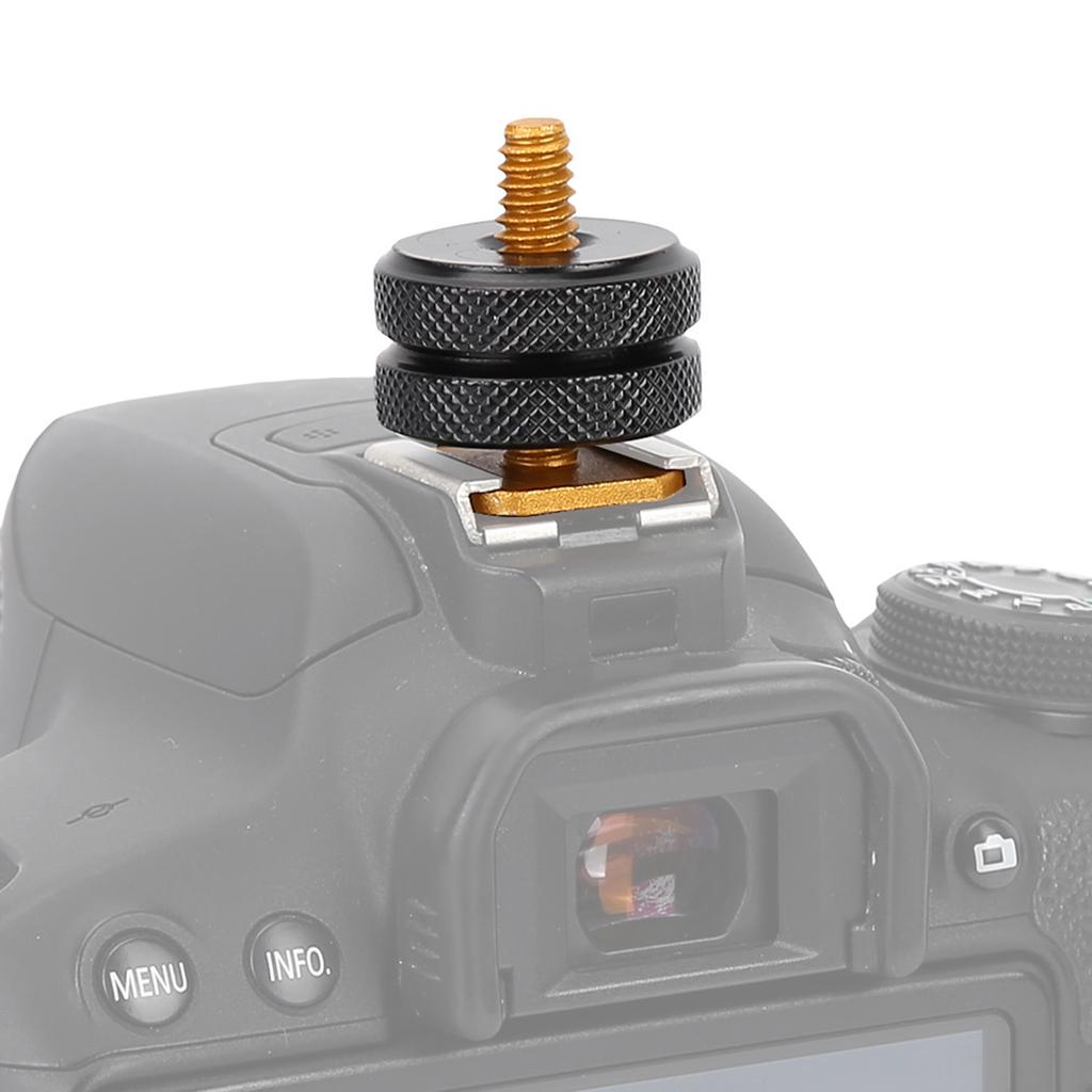 Hot Shoe 1Pc 1 4  Tripod Screw to Flash Hot Shoe Adapter Holder Mount Accessory