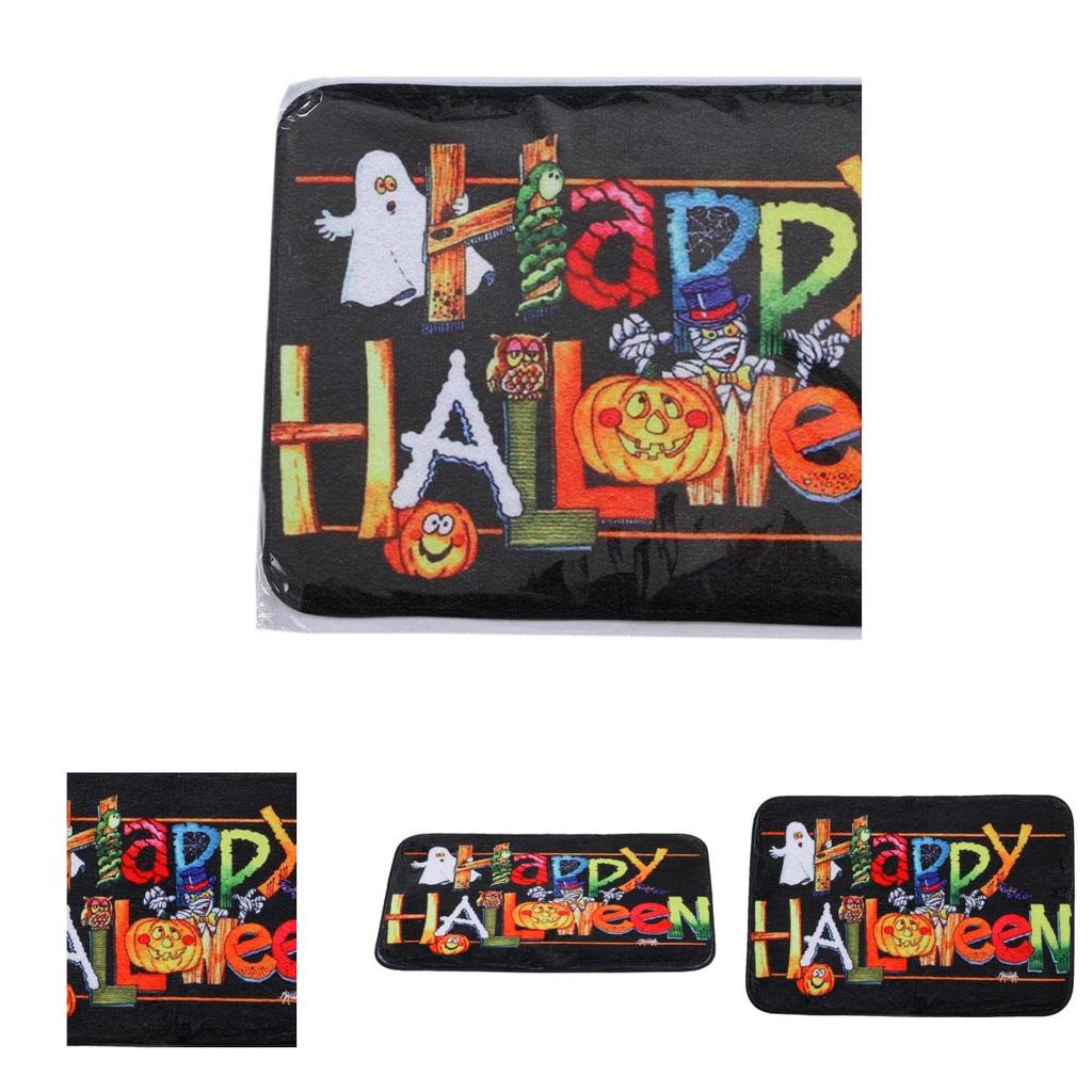Stylish Halloween Floor Rug Rectangular Anti Slip Ground Mat Ideal For Home And Room