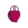 Coach Heart 20 Embossed Letter Logo Zipper Closure Hardware Buckle Card Slot Patent Leather Heart Bag Handheld Crossbody Shoulder Bag Small CN600-B4MJ