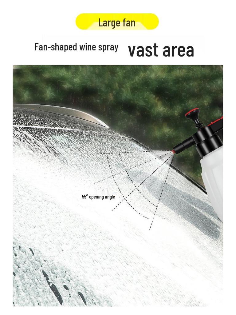 2L Hand Pump Foam & Watering Sprayer for Car Wash & Flowers
