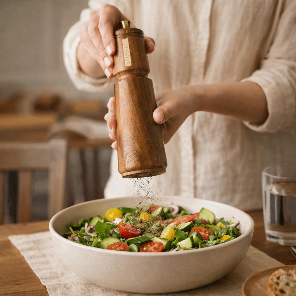 Adjustable Particle Size Pepper Grinder Ceramic Core Pepper Grinding Bottle Seasoning Bottle  Steak