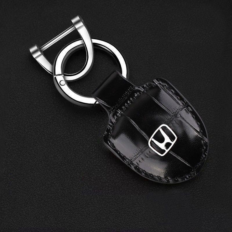 3D Metal Car Keychain 2025 New Shield Shape Keyring For Honda Civic Fit Jazz Accord Pilot CRV Odyssey Passport City Shuttle HRV XD9