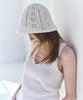 Deuloupisumeon Summer Punching Crochet Bucket Hat [D.Beige]