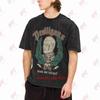 Oldschool Hooligan Retro Vintage Gewaschenes T-Shirt Reines Baumwoll-T-Shirt