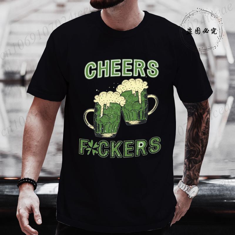 Men's Tshirt Clothing,Saint Patrick's Day Drinking T-Shirts,Beer Squad St Pattys Shirt, Green Day Tee T-Shirts Short Sleeve Tops