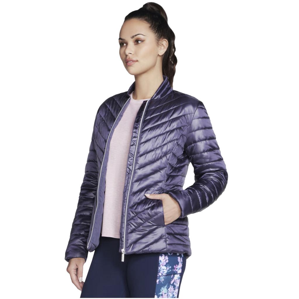 Skechers GO Shield Shine Jacket, Womens purple Jacket