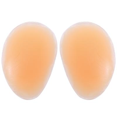 1 Pair Self-Adhesive Silicone Padded Push Up Hip Women Butt Hip Up Padded Enhancer
