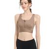 High-Intensity Front Zip Sports Bra for Women: Wire-Free, Shockproof, Yoga-Ready, Beautiful Back, Underarm Fat Reducer