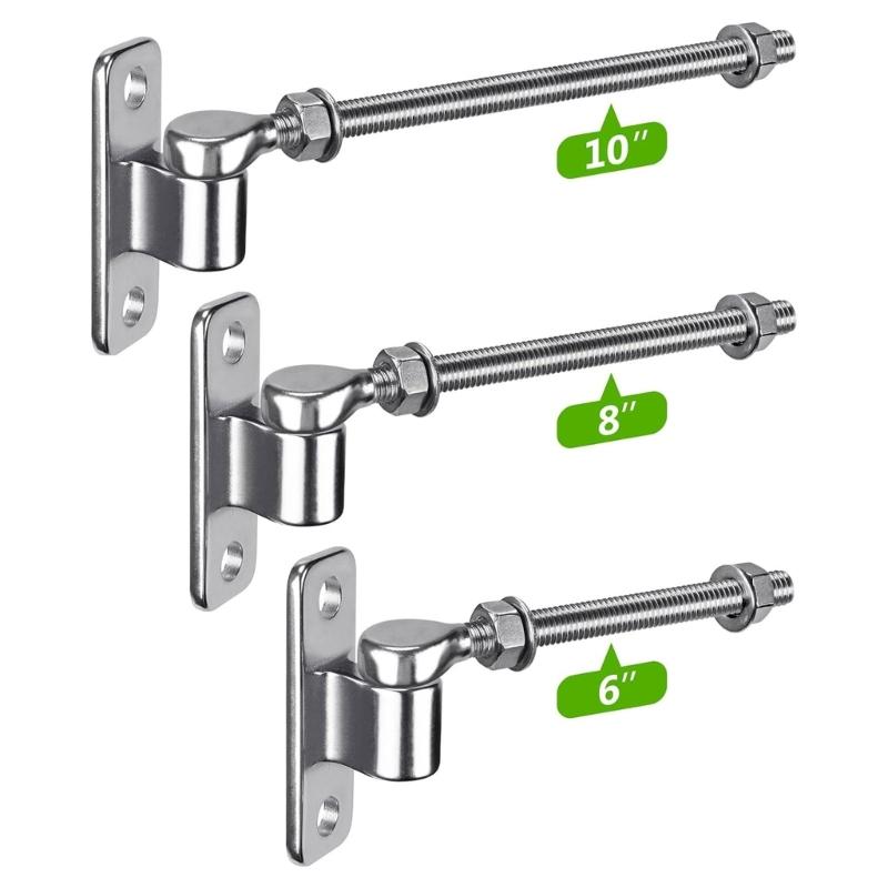 Upgrades Bolts Hinges for Gates Rusts Proof Door Hinges Adjustable Bolts Hinges Simple Installation for Wood or Metal Door