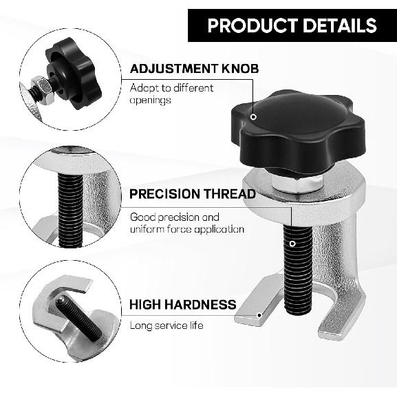 Car Windshield Wiper Arm Puller, Automotive Wiper Arm Removal Tool With Adjustable Knob, Windscreen Wiper Arm Remover For Quick Disassembly &