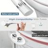 Schlanke Nicht-elektrische Bidet-Toilettenaufsatz Toilettensitzaufsatz Doppeldüsen-Bidet mit einstellbarem Wasserdruck