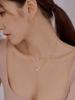 Macier Circle Plating Necklace (Gold)