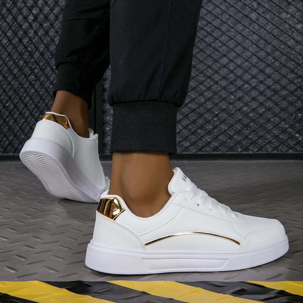 Fashion White Shoes Casual Shoes for Men Comfortable White Sneakers Lightweight Walking Women Shoes Tenis Masculino Plus Size 36-45