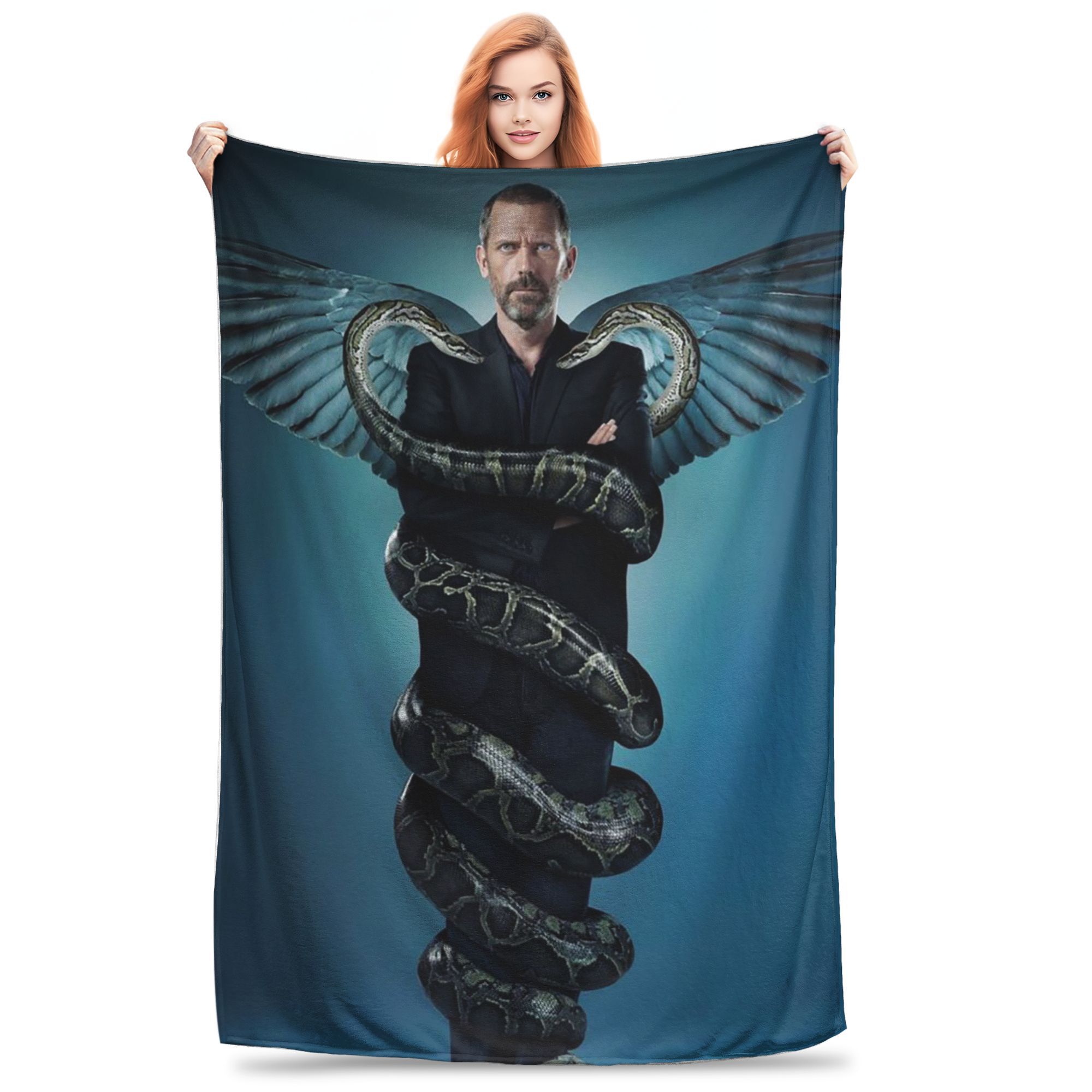 

Flannel Throw Blanket Dr Gregory Md Warm Plush Blankets Soft Bedding for Bed Living room Home Picnic Couch 80x120cm