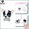 BISAER Plata 925 Encanto Lindo Perro Cuentas Perro Salchicha Mascota Animal Colgante Chapado en Platino Apto Mujeres Pulsera DIY Joyería Fina