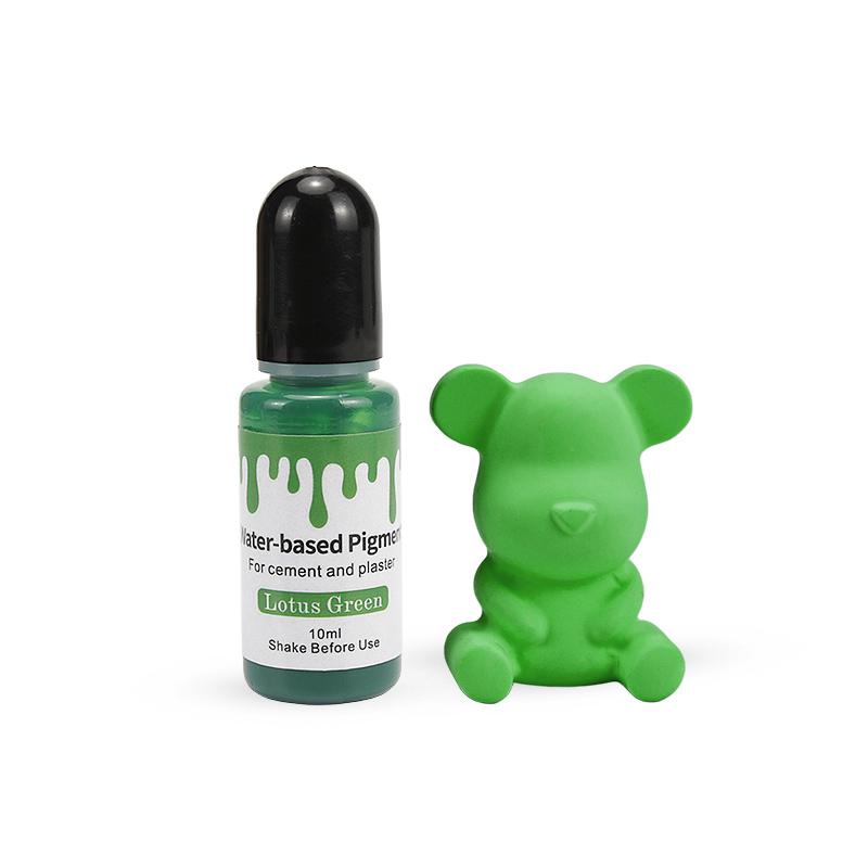 24Colors 10Ml Water-Based Gypsum Cement Coloring Plaster Pigment Watercolor Essence Dye DIY Gypsum Craft Pigment Pottery Coating