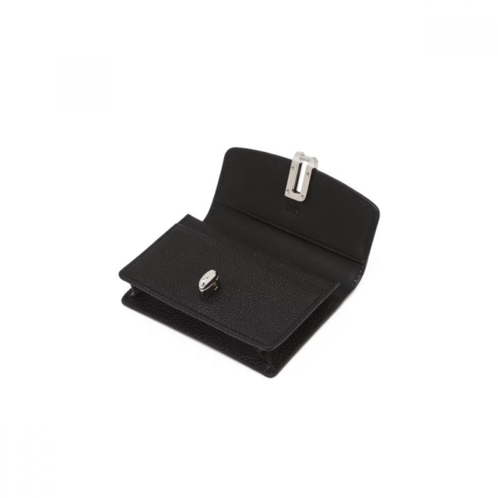 Daks Black Card Wallet Calfskin Dcwa6f525bk