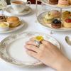 Elegantes Trendiges Bouquet-Verpackung Halskette Ohrringe Ringe Schlüsselbein Kann Eingesteckt Werden Blumen Schmuck Weibliche Schlüsselbein Kette Zubehör