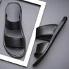 2025 Summer New Men's Cool Slippers Fashion Leather Casual Slipper Outdoor Non Slip Flat Beach Sandals for Men Designer Slippers