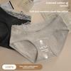 Damen Frühling und Herbst Spitze Rand Reine Baumwolle 10A Bakteriostatisch Erweiterter Schritt Hüfte Mittlere Taille Dreieck Slip
