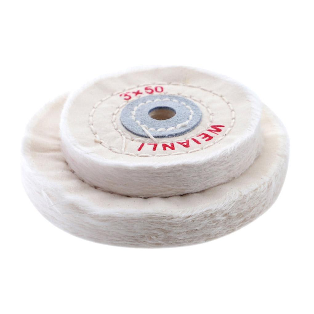 Jewelry Polishing Wheel Ceramic Car Body Burr-removal Rough Sanding Buffing Cloth Wheel 4 Inch 4pcs