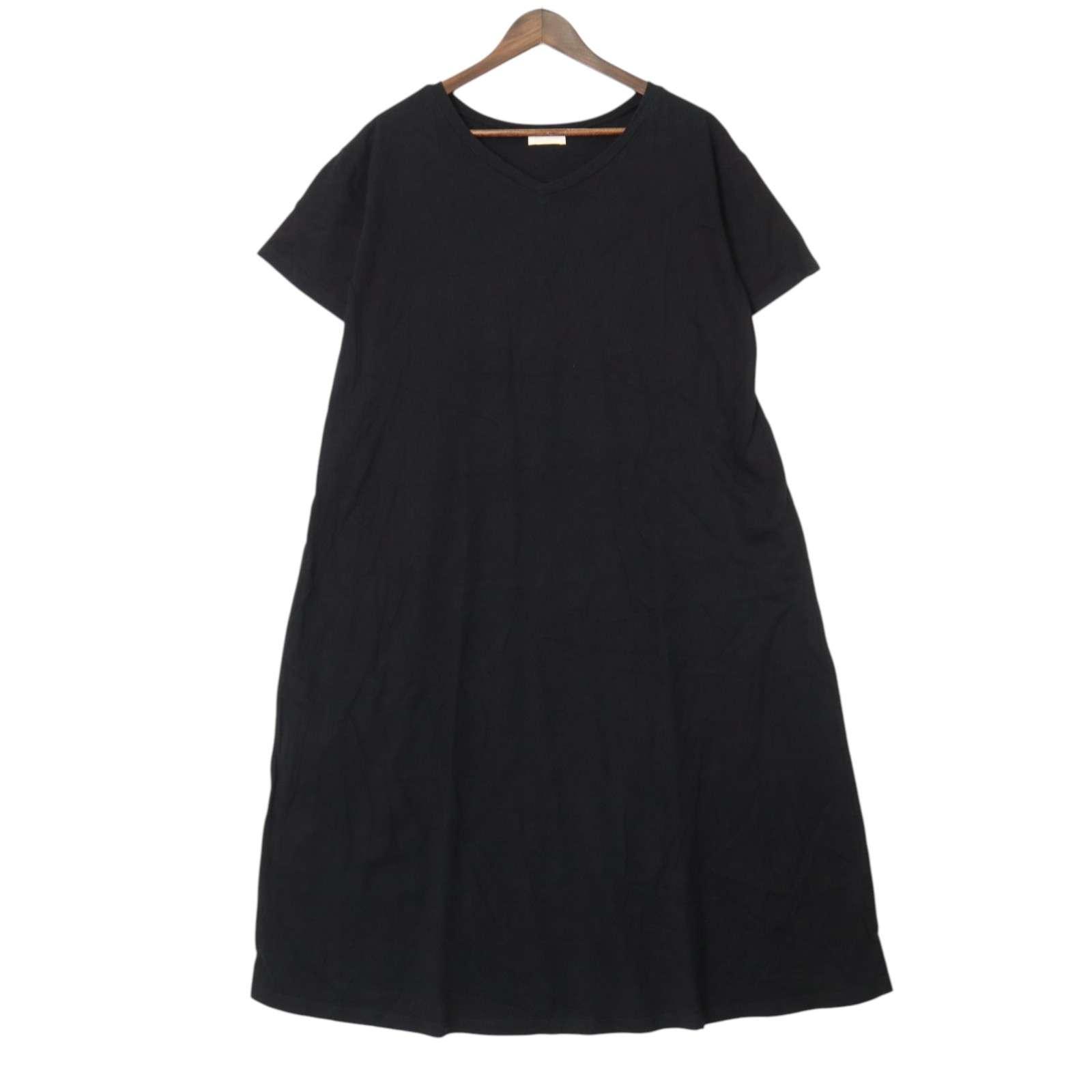 earth music&ecology Earth Music & Ecology Spring/Summer T-shirt Dress Cut and Sew Sz.F Women s Black
