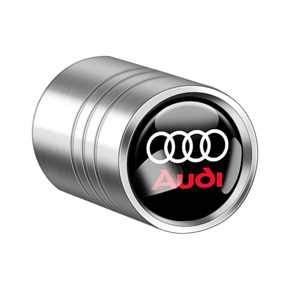 Car Tyre Valve Cap Metal Wheel Tire Air Stem Cover for s10 Sline TT A1 A2 A3 A4 A5 A6 A7 A8 8P B7 B8 S RS QUATTRO R C6 C7 Q5 Q710s