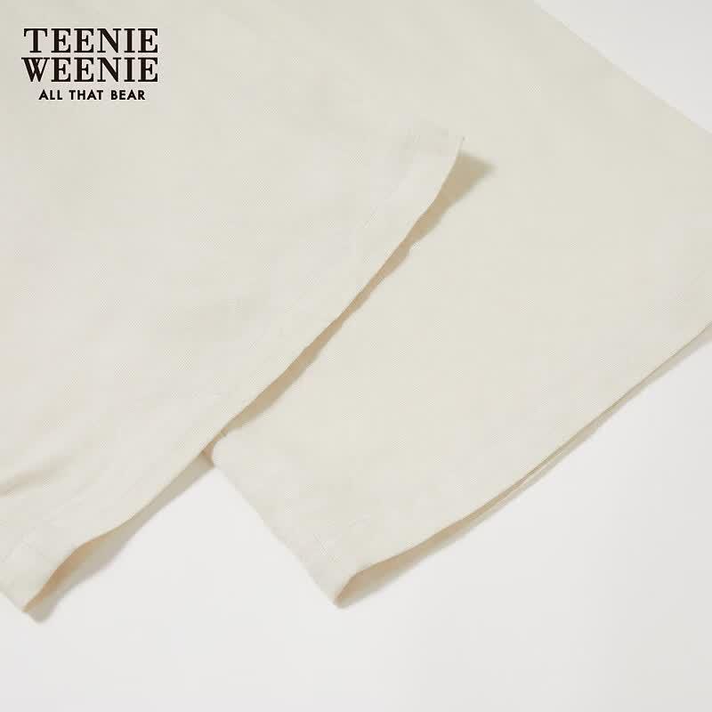 Teenie Weenie Women's Little Bear Letter Casual Long Pants