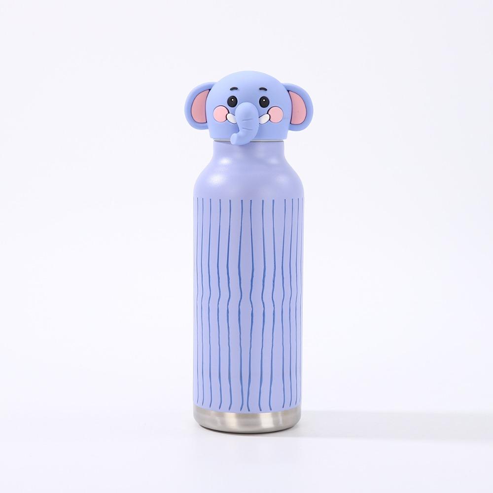 Cartoon Animal Shapes Insulated Water Bottle Student Water Bottle For School Office Home