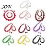 White Dress Jewelry Set 3Pcs/Set Imitation Pearls Set, Adjustable Length Choker Necklace with Ear Studs Wedding Photo Accessories And Bracelet,