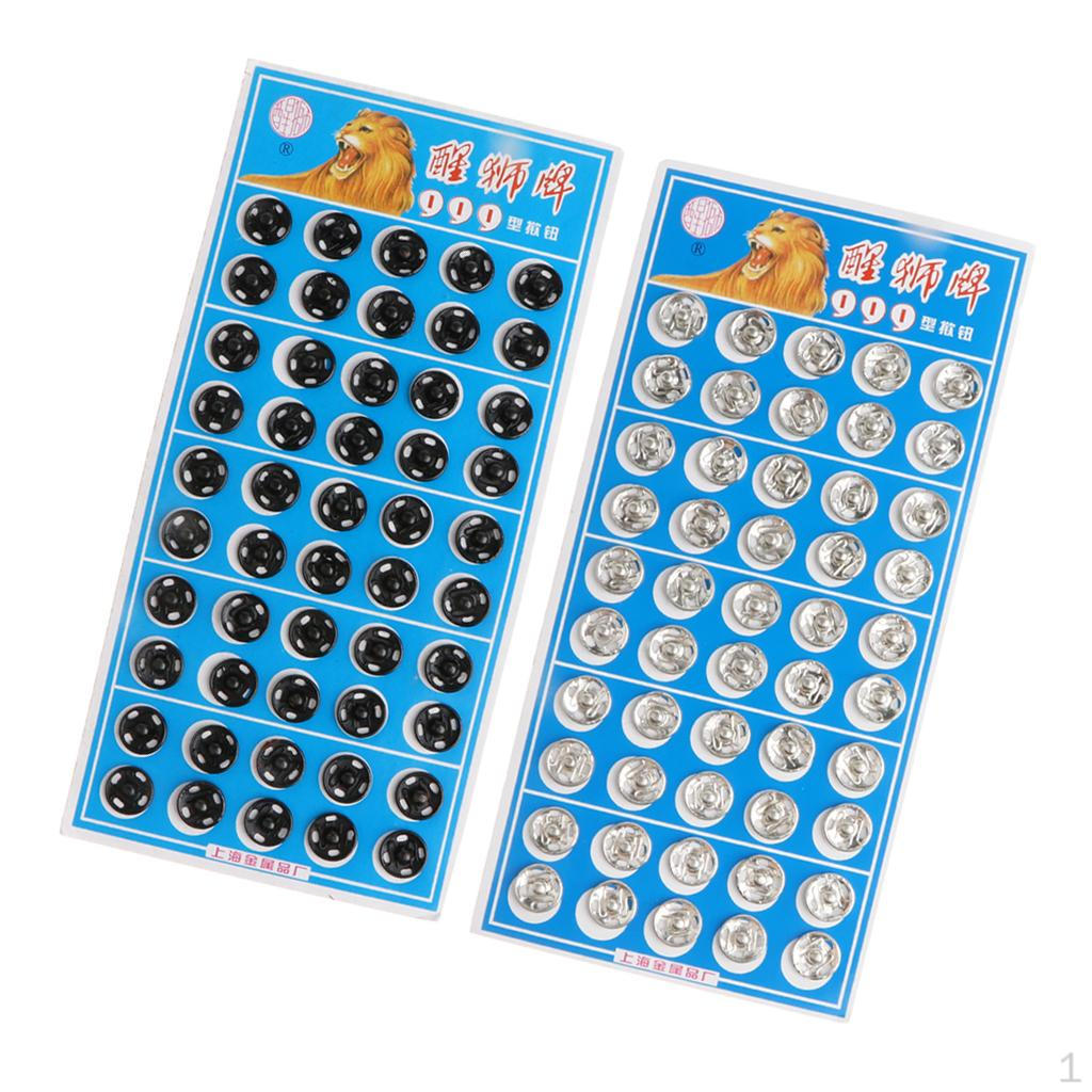 

100 комплектов пуговиц-кнопок, пришивные застежки, для платья, рубашки, куклы, шитья, рукоделия, DIY, 10 мм