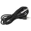 5.9ft RCA Tattoo Clip Cord Professional Flexible Silicone Tattoo Machine Clip Cord AccessoriesBlack