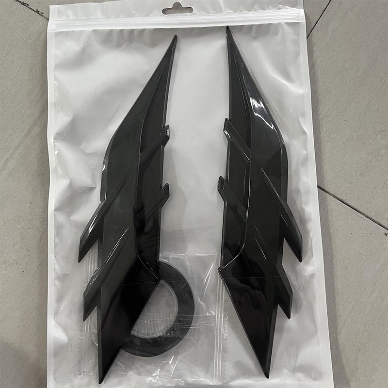 

2PCS Auto Headlight Eyebrow Universal Car Lamp Cover Sticker Self-Adhesive Stripe Decal Decoration for Cars Bodys чёрный