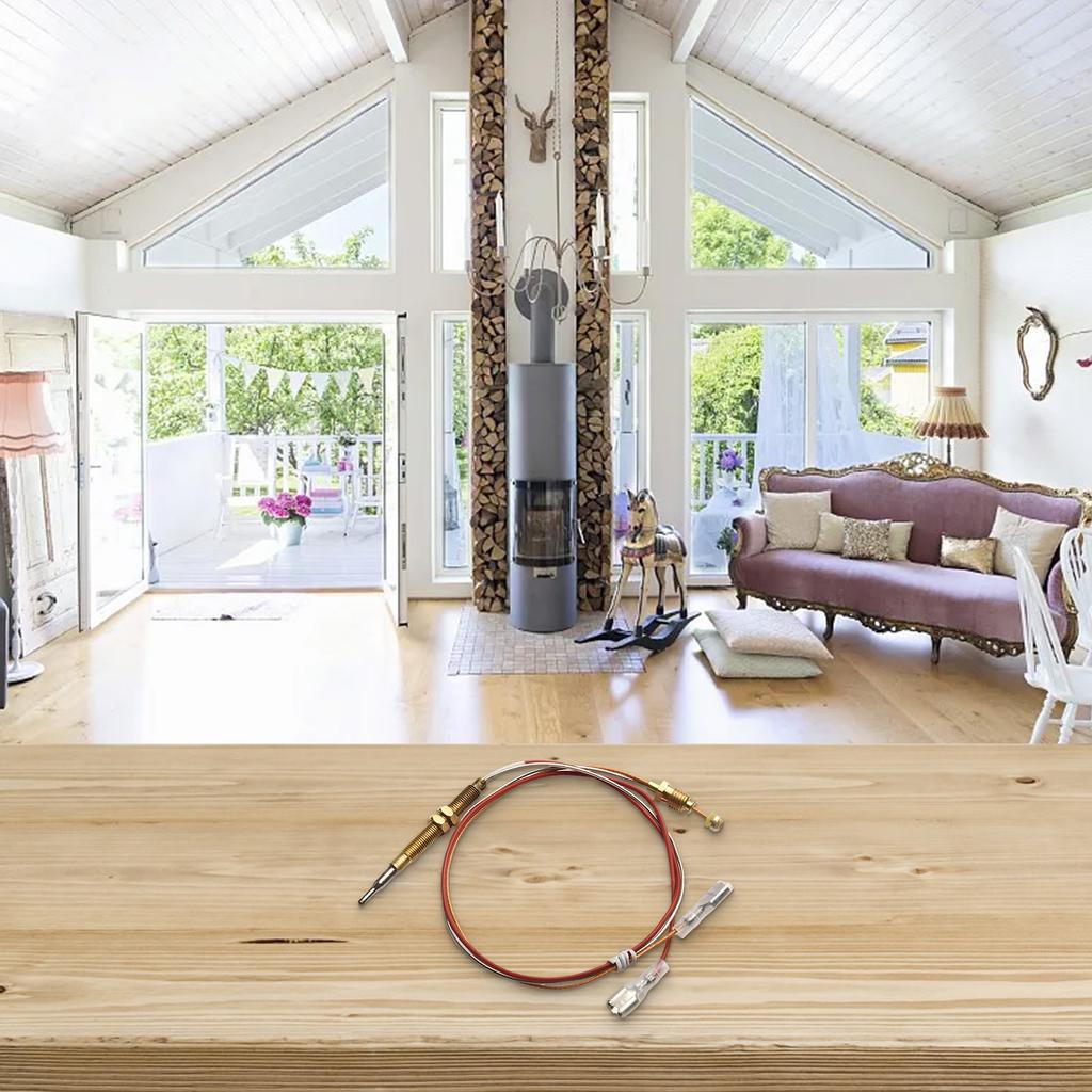 1pc 400/600mm Common Thermocouple Patio Heater Head Thread Thermocouple Gas Heater Patio Heater Replacement Parts M8 Thermopiles