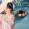 Tang Style Butterfly Flower Hanfu Hairpins - Simple Versatile U-Shaped Hair Accessories.