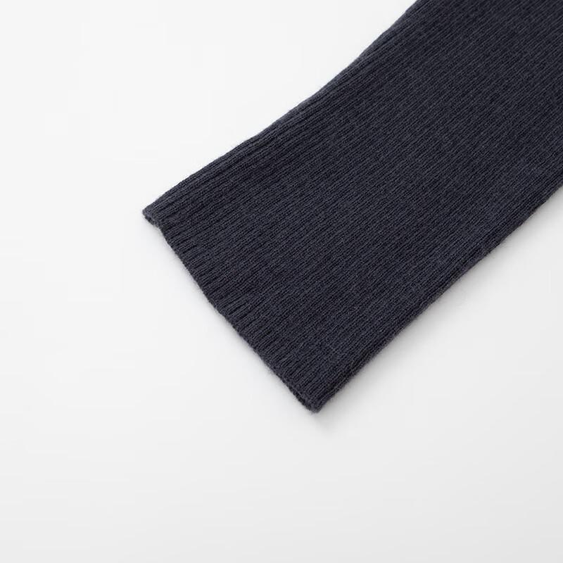 JOY SPEAKER Pleated Round Neck Knit Top