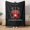 Alajuelense Logo Print Flannel Blanket High Quality Warm Comfortable Cover for All Seasons Perfect for Gifts Home Decor