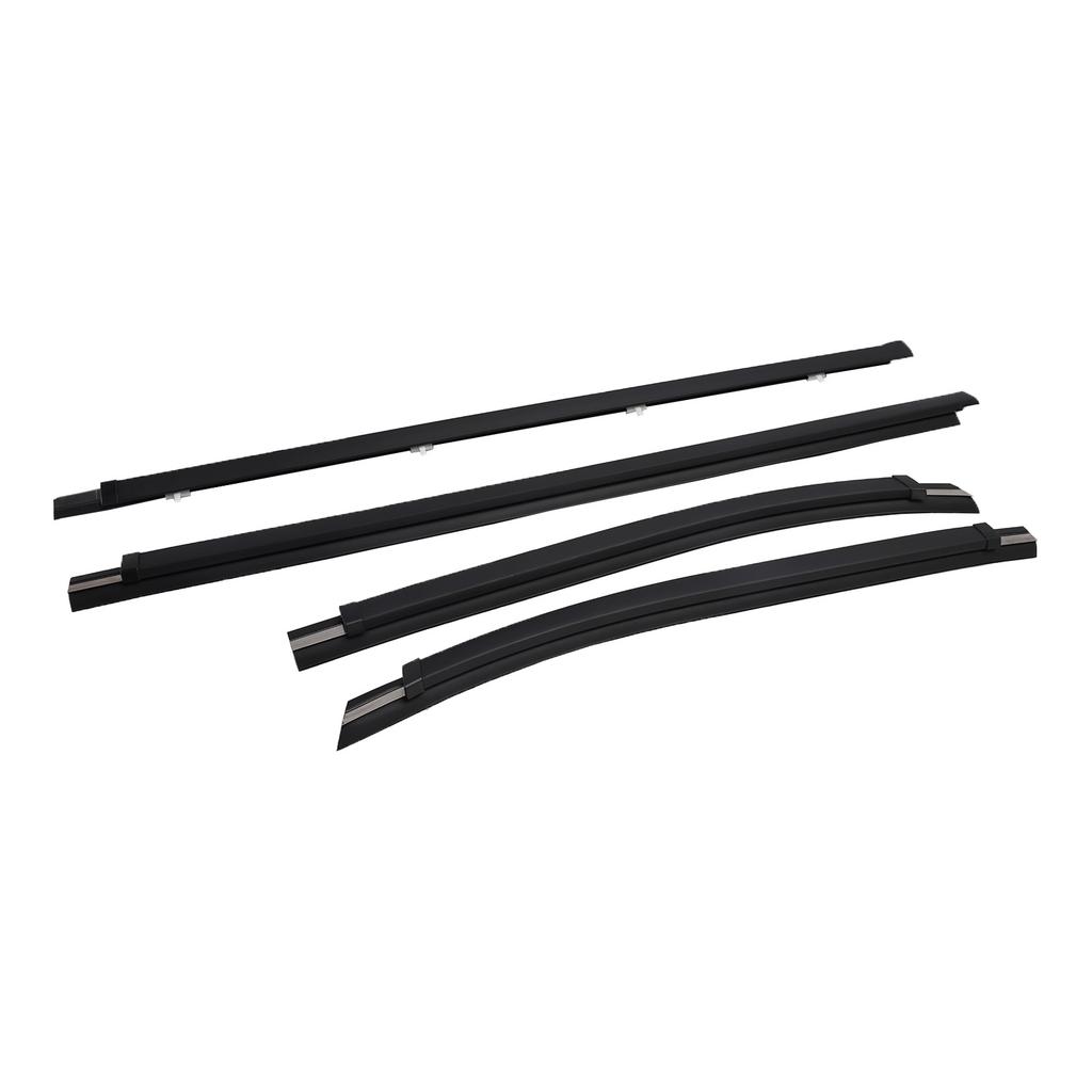 4pcs Front Door Window Belt Weatherstrip For Toyota Tacoma 2000-2004
