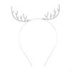 Antlers Headband Christmas Rhinestone Headbands Sparkly Xmas Gift Headwear Hair Hoop Band for
