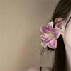 Fermagli per capelli a forma di fiore di giglio per donne ragazze Barretta Clip a pinza di granchio Fermagli per capelli per coda di cavallo Copricapo da bagno spiaggia Accessori per capelli