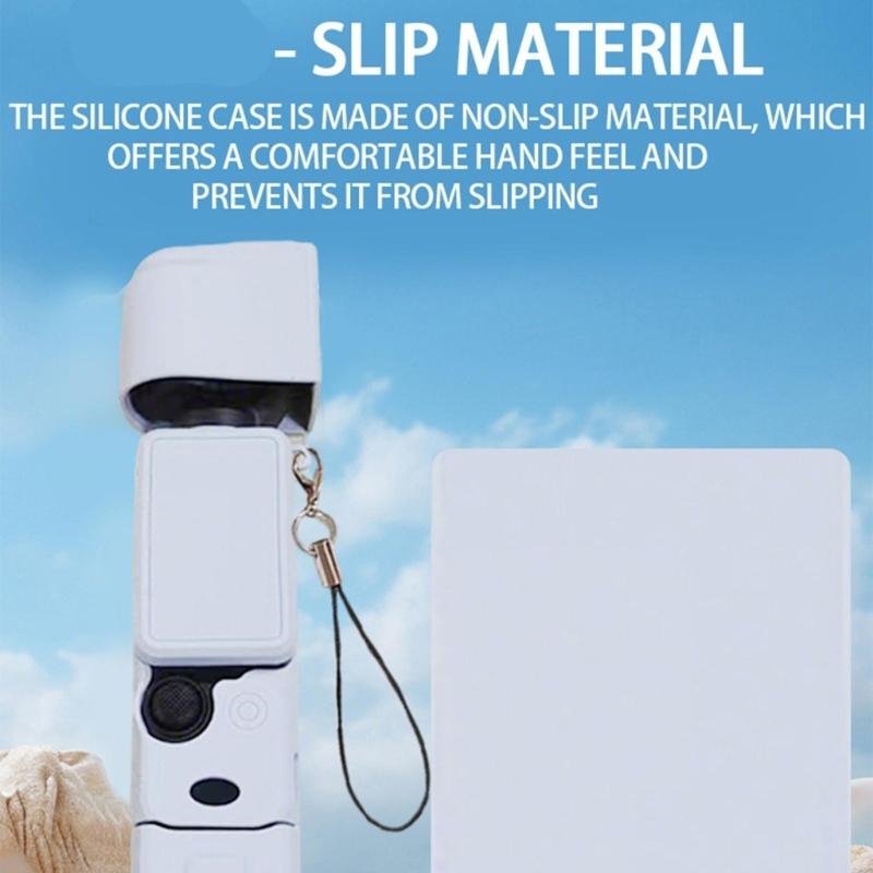 Soft Silicone Protective Cover For Pocket 3 Camera Case Shockproof AntiScratch Shell Grip Enhances Dustproof Design