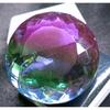 Natural Large Tourmaline Bi-Color Round Cut 90.75 Ct Stunning Gemstone