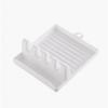 1pc-Paint Brush Rest Holder White Plastic 4 Slots Paintings Brushes Rests Drip Tray Pad for Watercolor Oil Acrylic Painting